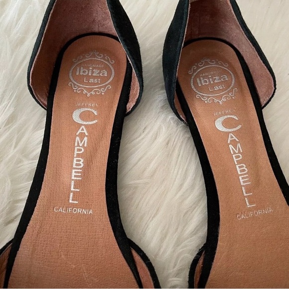 Jeffrey Campbell Ibiza Women's 6.5 D'Orsay Cheetah Print Calf Hair Slip On Flats - Picture 4 of 8